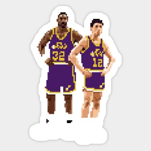 Malone Stockton Pixel Tag Sticker